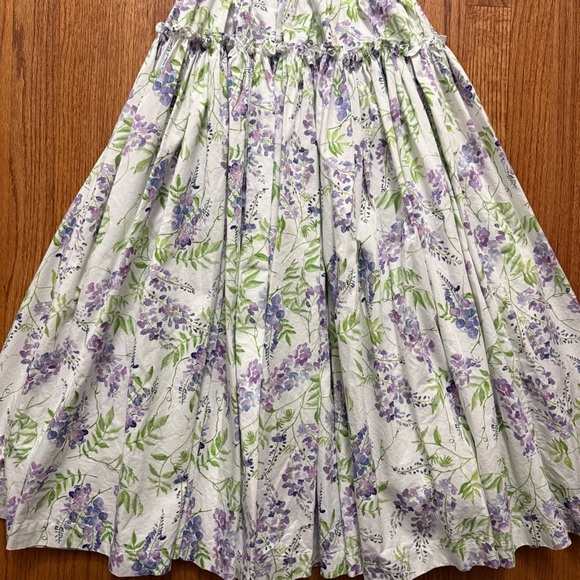 Hill House The Seraphina Midi Nap Strappy Dress in Wisteria size S - Picture 11 of 16